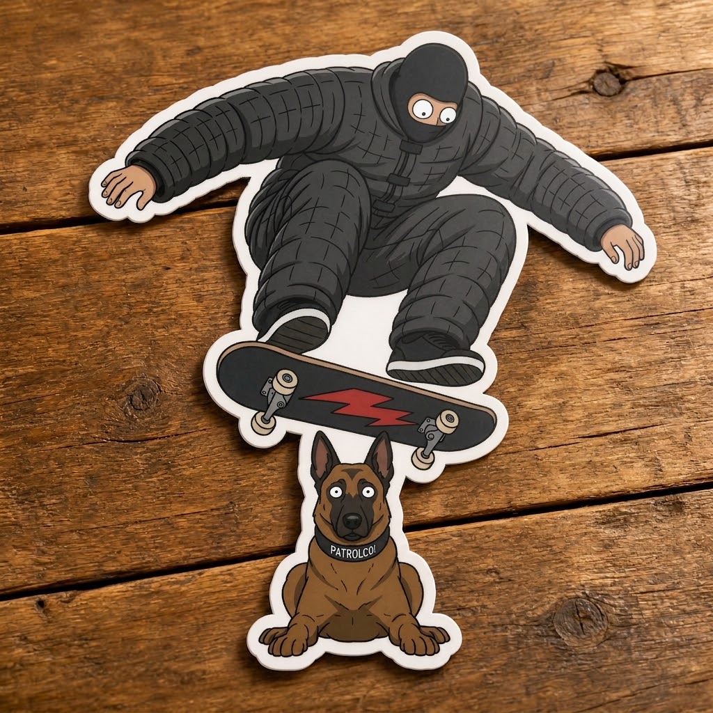 Kickflip Decoy Sticker